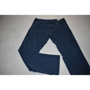 Buffalo David Bitton Archer Slim Stretch Pants Men 38x32 Navy Blue Chino BM20925